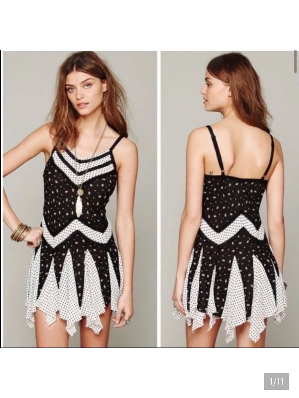 Free People In and Out Daisy Florals Slip Dress